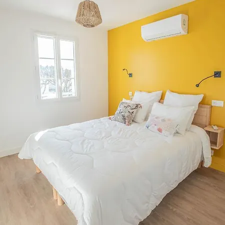 Le Commodore Maison Avec Piscine/parking/wifi/plages 5kms 度假居